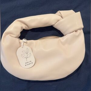 NWT Melie Bianco Elegant Cream Shoulder Bag